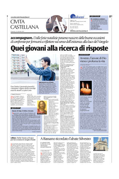 Avvenire - pagina diocesana del 10/12/2017